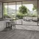 porcelain stoneware tile / polished / indoor / outdoor