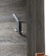 contemporary robe hook / metal / individual / bathroom