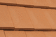flat roof tile / clay