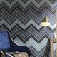 porcelain stoneware tile / indoor / wall / rectangular