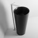 free-standing washbasin / ceramic / conical / contemporary