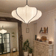 pendant lamp / silk / contemporary / corded