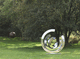 polished stainless steel sculpture / for public space