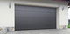 sectional garage door / aluminum / automatic