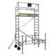 aluminum scaffolding / on casters