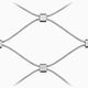 stainless steel wire mesh / for interior / for exterior fittings / diamond mesh