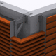 metal anchoring system / for ventilated facade / for facade cladding