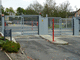 folding gate / powder-coated steel / bar / for private estates