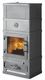 wood heating stove / classic / steel