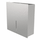 wall-mounted toilet paper dispenser / inox / for public washroom
