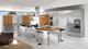 contemporary kitchen / wooden / stainless steel / island
