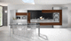 contemporary kitchen / stainless steel / wooden / handleless