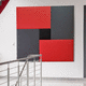 furniture decorative panel / wall-mounted / high-resistance / acoustic