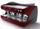 combined coffee machine / commercial / automatic / 3-group
