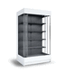 QR CODE reader refrigerated cabinet / positive / for food / black