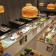 built-in refrigerated well / ventilated cold / with display / commercial