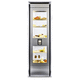 upright refrigerated display case / for restaurant / with light