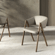 contemporary dining chair / indoor / synthetic leather / in synthetic fabric