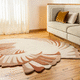 contemporary rug / tufted / felt / New Zealand wool
