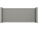 swing gate / sliding / aluminum / louvered