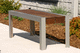 contemporary public bench / ipe / steel / recycled plastic