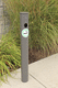 pedestal ashtray / steel / for outdoor use / for public space