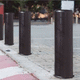 security bollard / elastomeric / reflective / sustainable