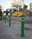 security post / elastomeric / high / reflective
