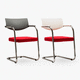 contemporary chair / indoor / metal / stackable