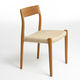 Scandinavian design chair / oak / teak / walnut base