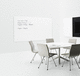 magnetic board / white / wall-mounted / large-format