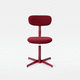 contemporary office chair / indoor / fabric / aluminum base
