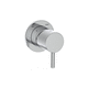 washbasin mixer tap / built-in / thermostatic / metal