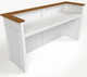 bar counter / wooden / upright / outdoor