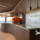 bar counter / kitchen / glass / wooden