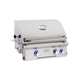 gas barbecue / free-standing / stainless steel