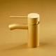 bidet mixer tap / countertop / stainless steel / bathroom