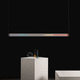hanging light fixture / LED / tubular / horizontal