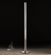 contemporary light column / aluminum / polished aluminum / Pyrex®