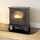 electric heating stove / classic / steel / cast iron