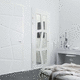 interior door / wooden / swing / contemporary