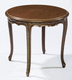 Louis XV style coffee table / wooden / round / custom