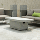 contemporary coffee table / fiber-reinforced concrete / rectangular / home