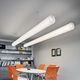 hanging light fixture / LED / fluorescent / linear