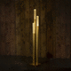 floor-standing lamp / glass / contemporary / corded