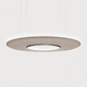 acoustic lamp / pendant / composite / contemporary
