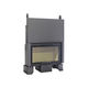 closed wood hearth / 1-sided / steel