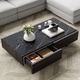 contemporary coffee table / oak / MDF / wood veneer