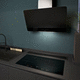 wall-mounted range hood / with built-in lighting / with touchscreen / class A