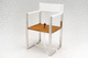 contemporary chair / fabric / folding / sled base